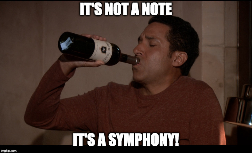 IT'S NOT A NOTE; IT'S A SYMPHONY! | made w/ Imgflip meme maker