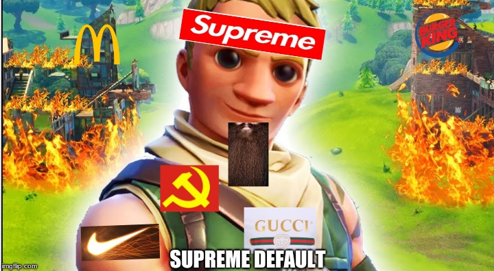SUPREME DEFAULT | image tagged in super mario | made w/ Imgflip meme maker