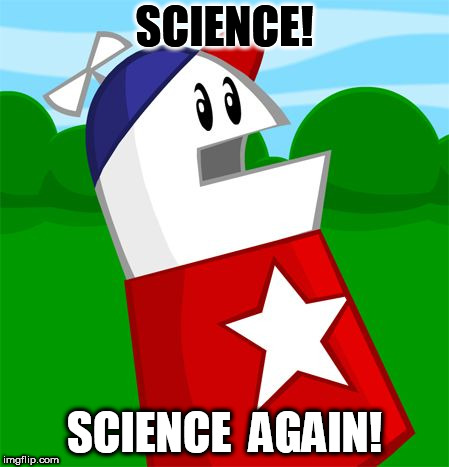 Homestar | SCIENCE! SCIENCE  AGAIN! | image tagged in homestar | made w/ Imgflip meme maker