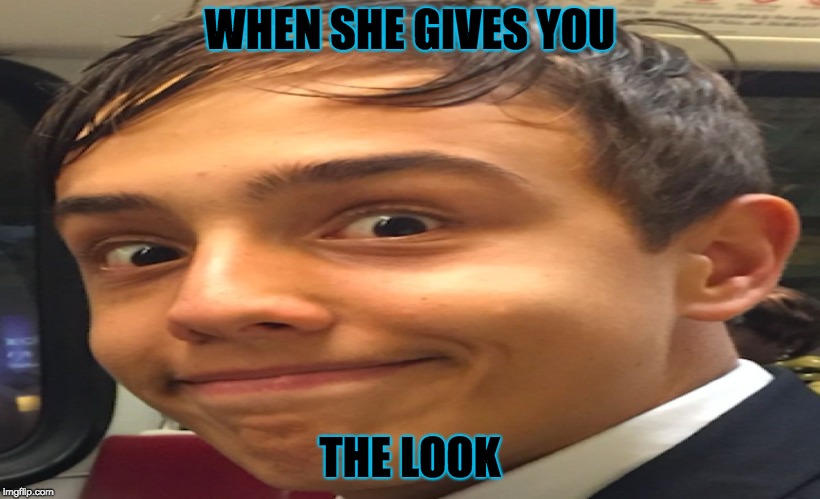 Spicy MMMM | WHEN SHE GIVES YOU; THE LOOK | image tagged in mmmmmm | made w/ Imgflip meme maker