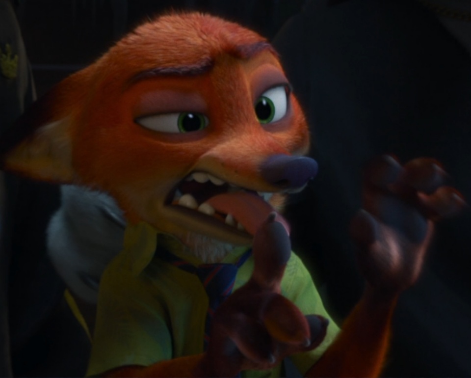 High Quality Nick Wilde disgusted Blank Meme Template
