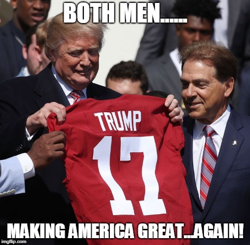 Trump & Saban | BOTH MEN...... MAKING AMERICA GREAT...AGAIN! | image tagged in trump  saban | made w/ Imgflip meme maker