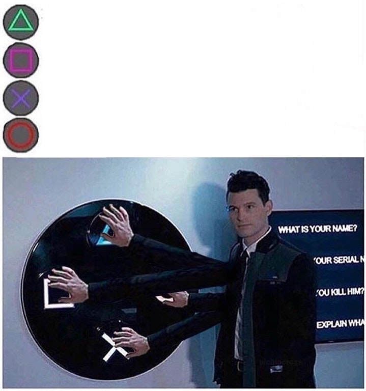 High Quality Connor pushes buttons Blank Meme Template