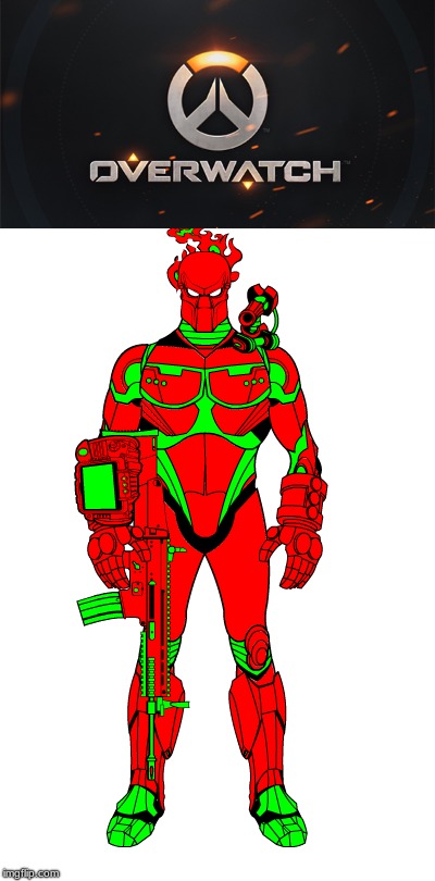 New OverWatch character: Woken Predator | image tagged in overwatch,predator | made w/ Imgflip meme maker