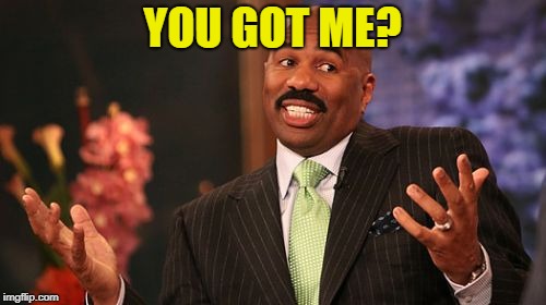 Steve Harvey Meme | YOU GOT ME? | image tagged in memes,steve harvey | made w/ Imgflip meme maker