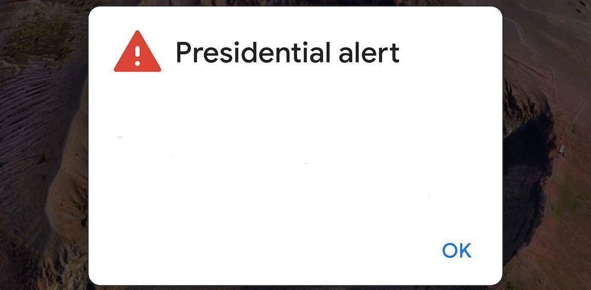 presidential alert blank Blank Meme Template
