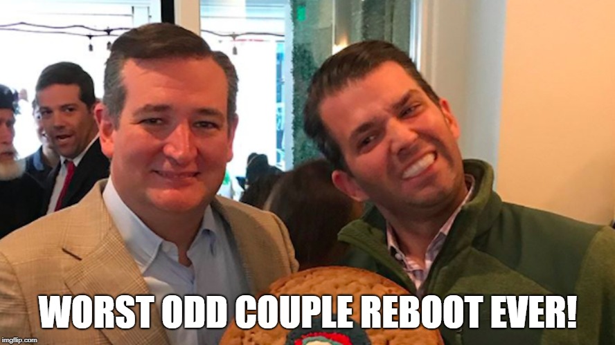 WORST ODD COUPLE REBOOT EVER! | image tagged in trump jr | made w/ Imgflip meme maker