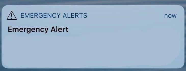 emergency alert Blank Meme Template