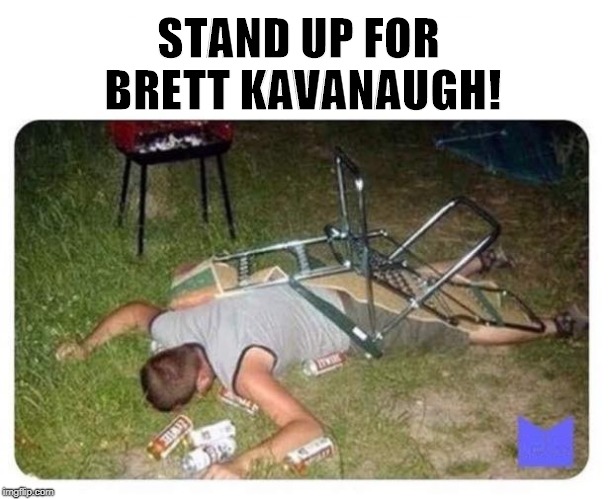 Lying under oath to Congress is called perjury. Judges shouldn't lie. | STAND UP FOR BRETT KAVANAUGH! | image tagged in brett kavanaugh,drunk,disgusting,perjury | made w/ Imgflip meme maker