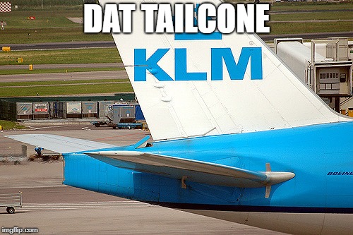 Dat Tailcone | DAT TAILCONE | image tagged in tail,planes,dat ass | made w/ Imgflip meme maker