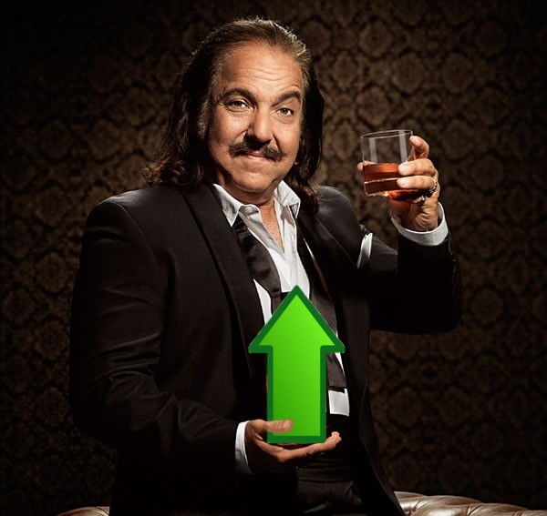 Ron Jeremy Upvote Blank Meme Template