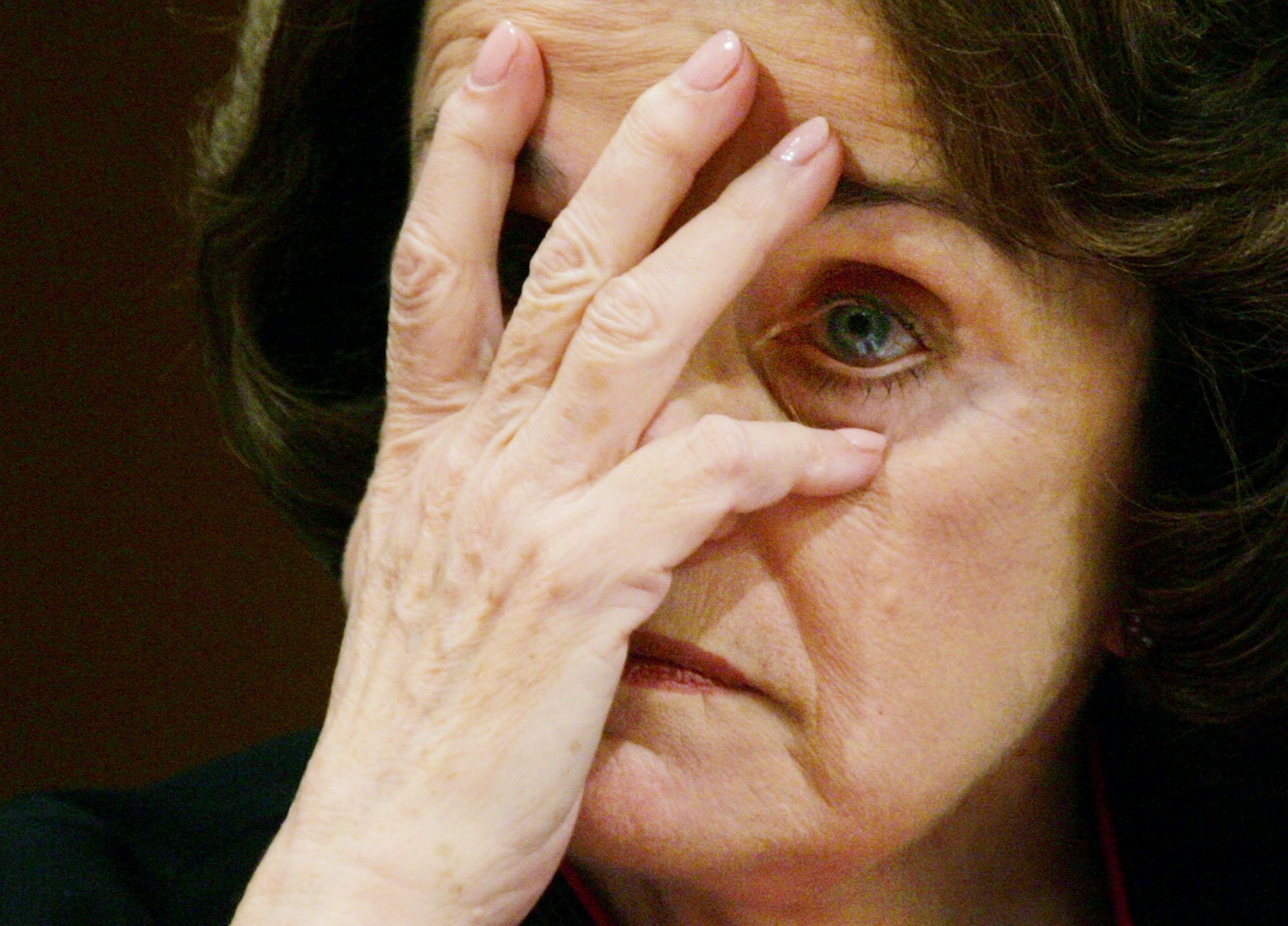 High Quality Dianne Feinstein can't handle the truth Blank Meme Template