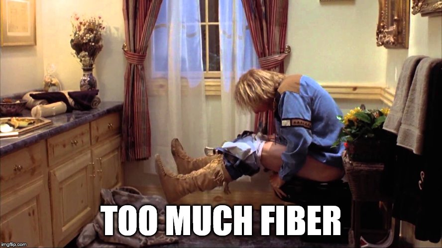 TOO MUCH FIBER | made w/ Imgflip meme maker