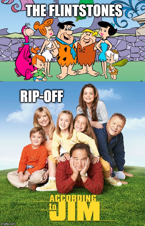 THE FLINTSTONES; RIP-OFF | image tagged in dark humor,tv show | made w/ Imgflip meme maker