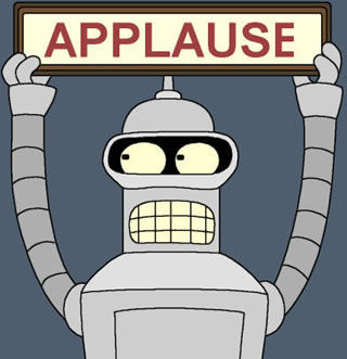 High Quality bender applause Blank Meme Template