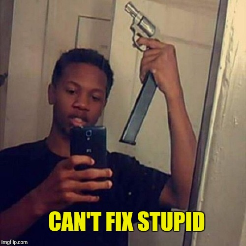 CAN'T FIX STUPID | made w/ Imgflip meme maker