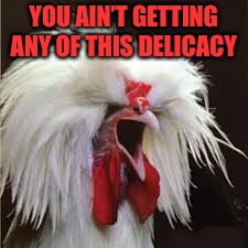 YOU AIN’T GETTING ANY OF THIS DELICACY | made w/ Imgflip meme maker