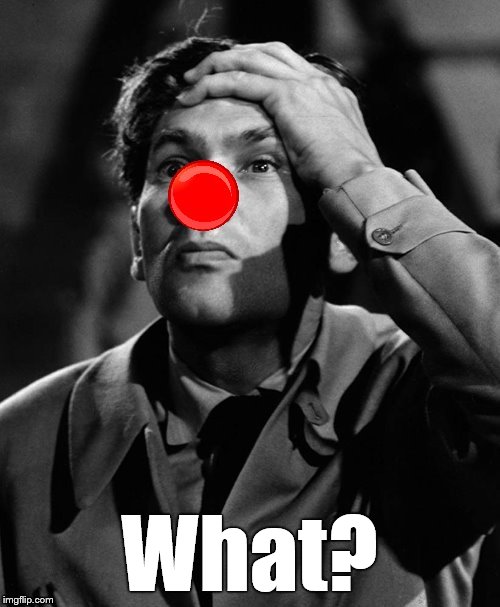 leonid kinskey red nose | What? | image tagged in leonid kinskey red nose | made w/ Imgflip meme maker