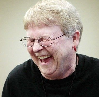 Norma Copes laughing Blank Meme Template
