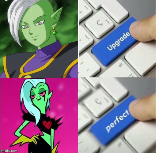 Zamasu is just DBS's version of Lord Dominator | image tagged in dragon ball super,wander over yonder,upgrade,perfect,zamasu,lord dominator | made w/ Imgflip meme maker