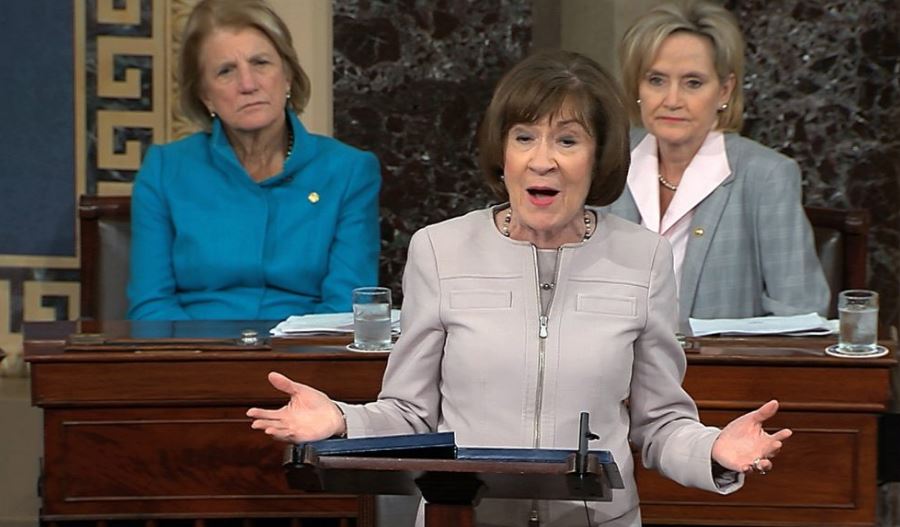 senator susan collins Blank Meme Template