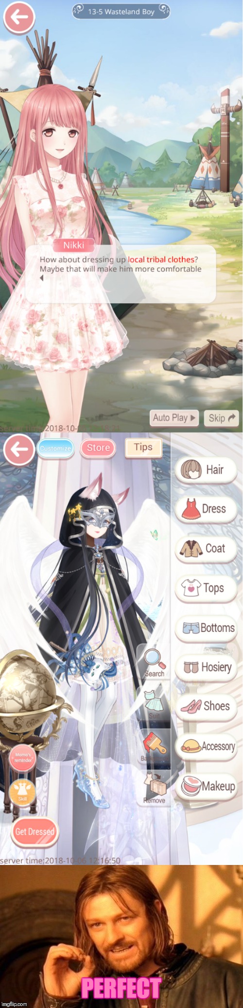 Love Nikki Dress UP Queen | PERFECT | image tagged in memes,games,video games,wtf | made w/ Imgflip meme maker