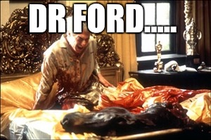 Godfather Horse Head | DR FORD..... | image tagged in godfather horse head | made w/ Imgflip meme maker