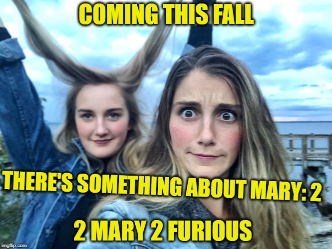 COMING THIS FALL; THERE'S SOMETHING ABOUT MARY: 2; 2 MARY 2 FURIOUS | made w/ Imgflip meme maker