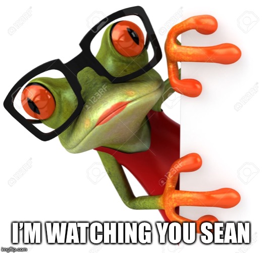 I’M WATCHING YOU SEAN | made w/ Imgflip meme maker