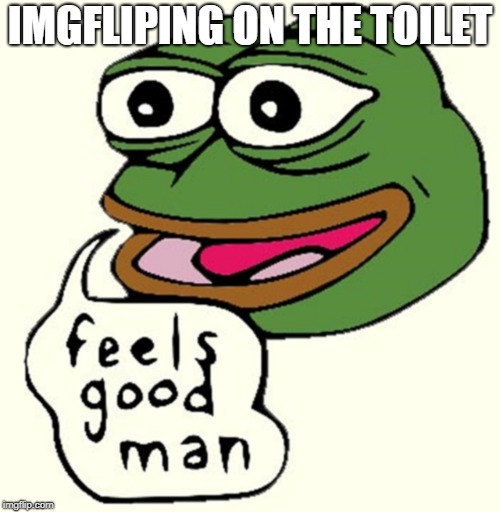 2018 Anyone!? | IMGFLIPING ON THE TOILET | image tagged in memes,imgflip,toilet,pepe,dank memes,too dank | made w/ Imgflip meme maker
