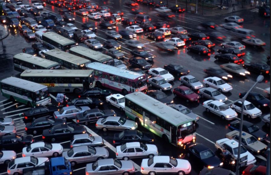Traffic jam Blank Meme Template