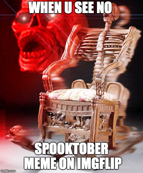 skeleton chair Memes - Imgflip
