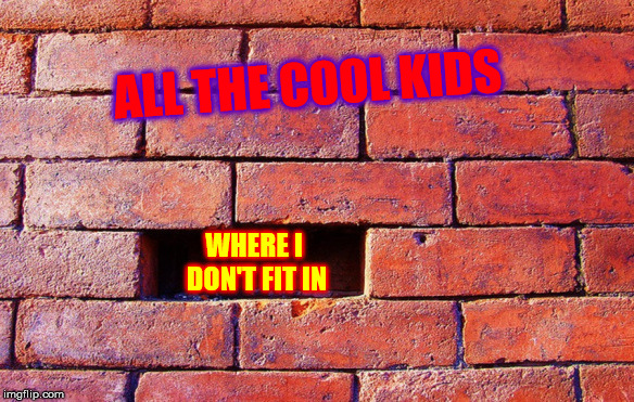 ALL THE COOL KIDS WHERE I DON'T FIT IN | made w/ Imgflip meme maker