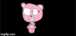cheer bear | image tagged in gifs,care bears,edge,spooptober | made w/ Imgflip video-to-gif maker