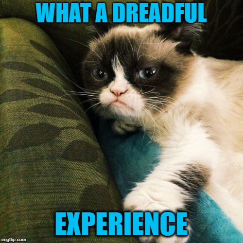 WHAT A DREADFUL EXPERIENCE | made w/ Imgflip meme maker
