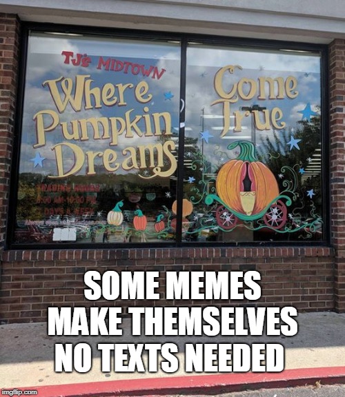 Does this count as bad construction?  | SOME MEMES MAKE THEMSELVES; NO TEXTS NEEDED | image tagged in bad construction week,pumpkins,memes,front hole | made w/ Imgflip meme maker