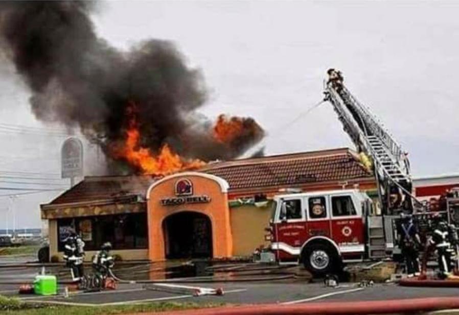 High Quality taco Bell Fire Blank Meme Template