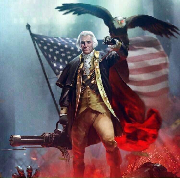 High Quality George Washington Eagle Blank Meme Template