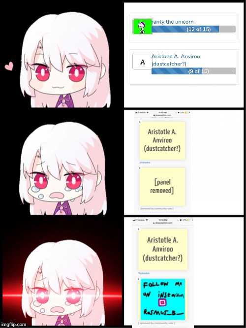 Derailing | image tagged in illya meme template,memes,drawception,self promotion | made w/ Imgflip meme maker