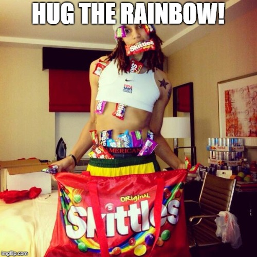 HUG THE RAINBOW! | made w/ Imgflip meme maker