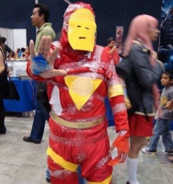Bad Iron Man Costume Blank Meme Template