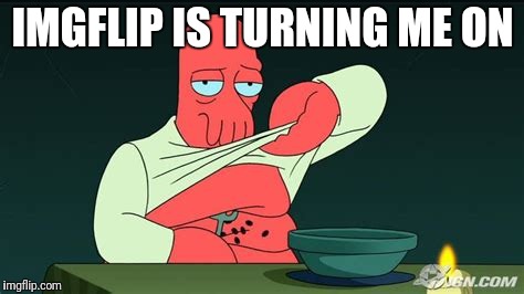 Zoidberg  | IMGFLIP IS TURNING ME ON | image tagged in zoidberg | made w/ Imgflip meme maker