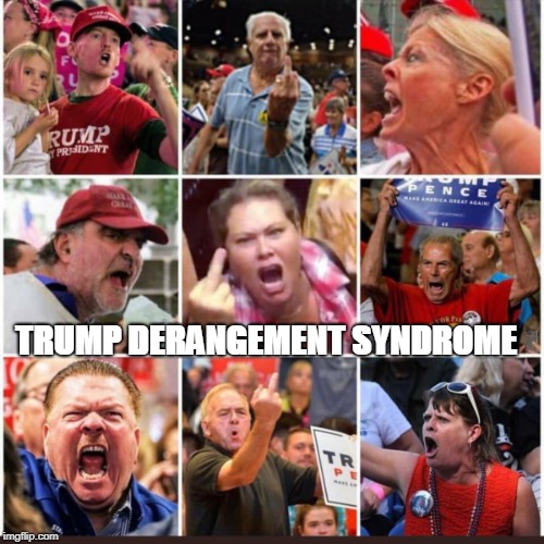 TRUMP DERANGEMENT SYNDROME | made w/ Imgflip meme maker