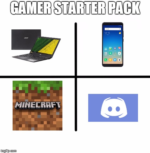 Blank Starter Pack Meme | GAMER STARTER PACK | image tagged in memes,blank starter pack | made w/ Imgflip meme maker