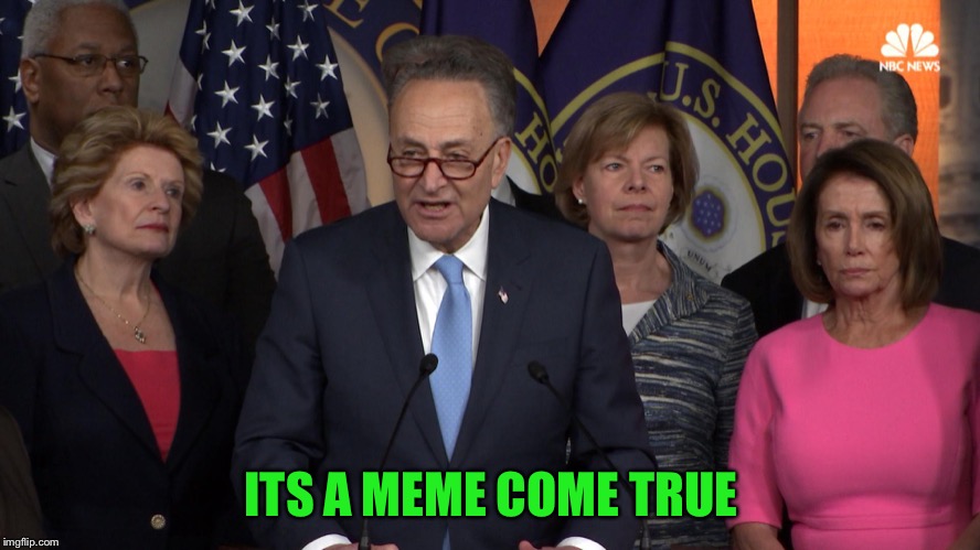 Democrat congressmen | ITS A MEME COME TRUE | image tagged in democrat congressmen | made w/ Imgflip meme maker