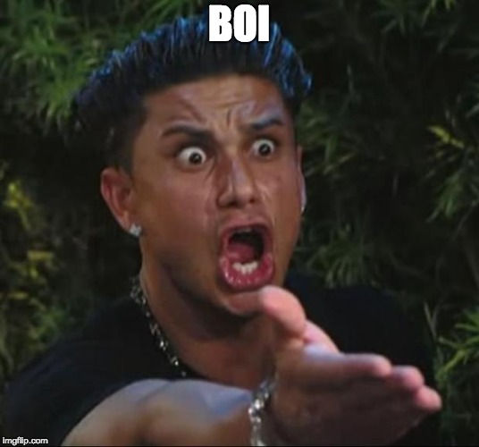DJ Pauly D | BOI | image tagged in memes,dj pauly d | made w/ Imgflip meme maker