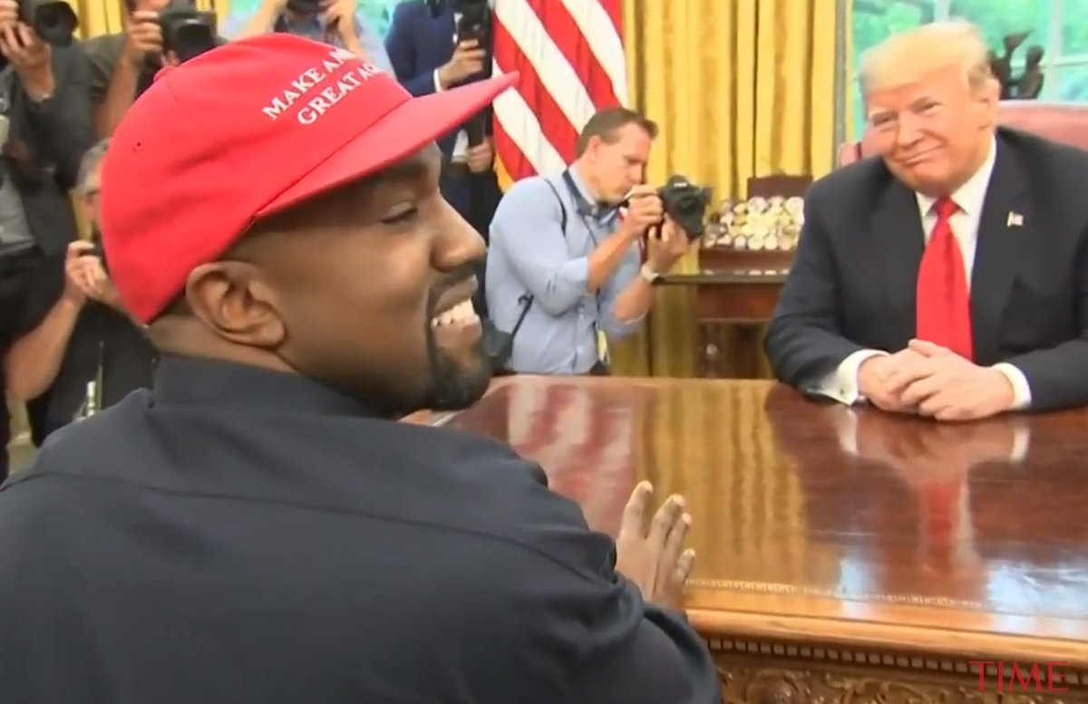 High Quality trump kanye Blank Meme Template