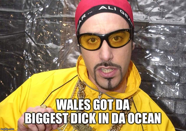 WALES GOT DA BIGGEST DICK IN DA OCEAN | made w/ Imgflip meme maker