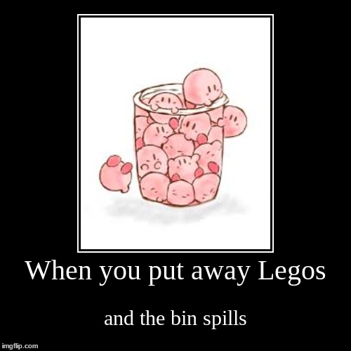You can only fit so many Kirbies in one cup... | image tagged in funny,demotivationals,kirby,cute,aww,so kawaii | made w/ Imgflip demotivational maker