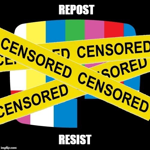 REPOST; RESIST | image tagged in stupid imgflip,censorship,repost,resist,stupid | made w/ Imgflip meme maker